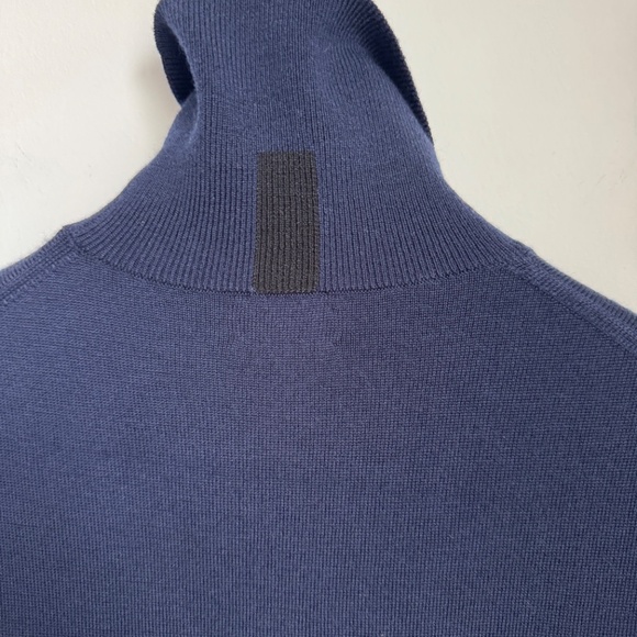 NWT Men’s Navy Club Monaco 100% Merino Long Sleeve Turtleneck Sweater SZ XL - Picture 5 of 6